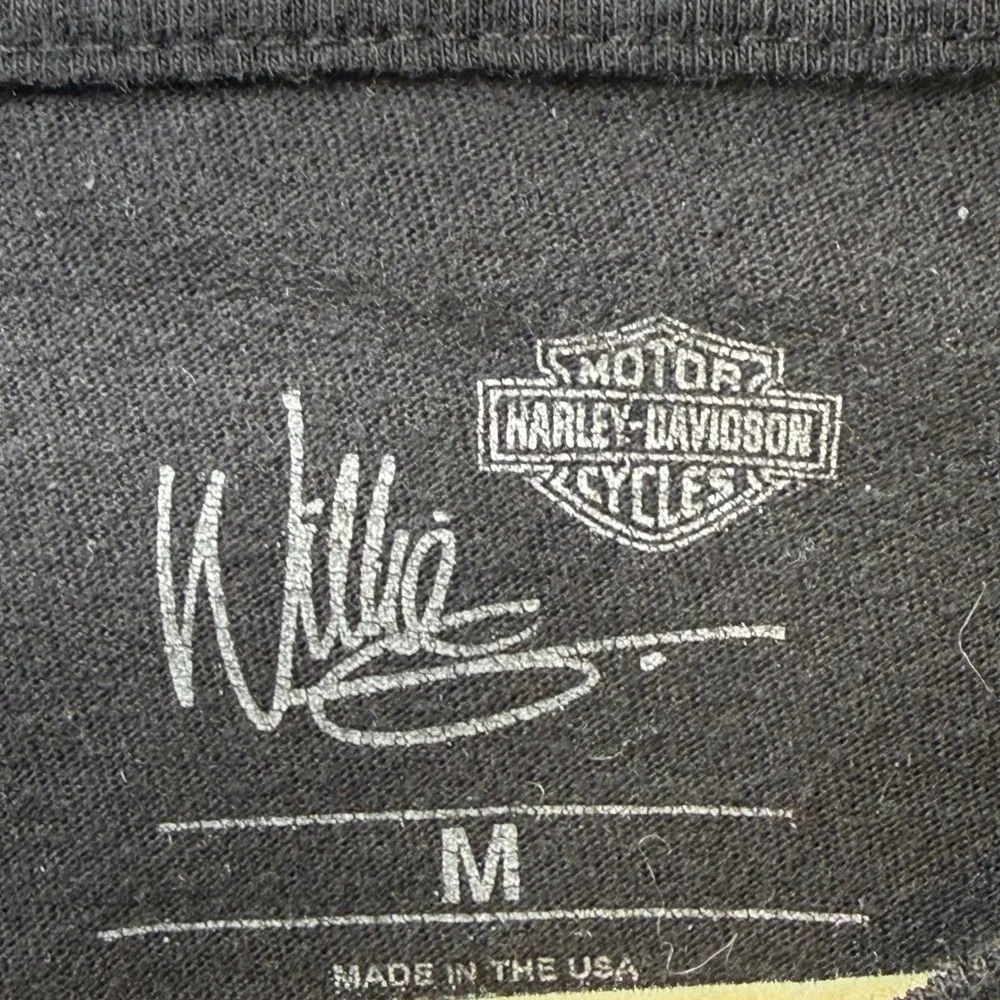 Harley Davidson Willie G Skull Graphic T Shirt Black Limited Edition Mens Medium